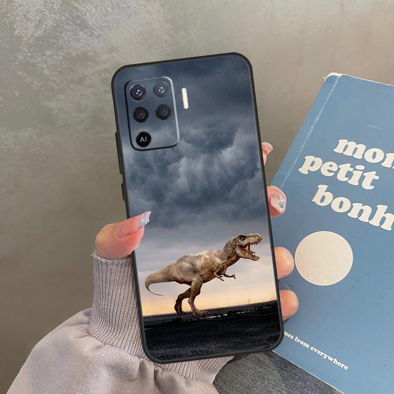 Tyrannosaurus T Rex Dinosaur Case For Oppo A98 A78 A79 A18 A38 A58 A40 A60 A80 A16 A76 A96 A15 A74 A94 A54 A17 A77 Cover