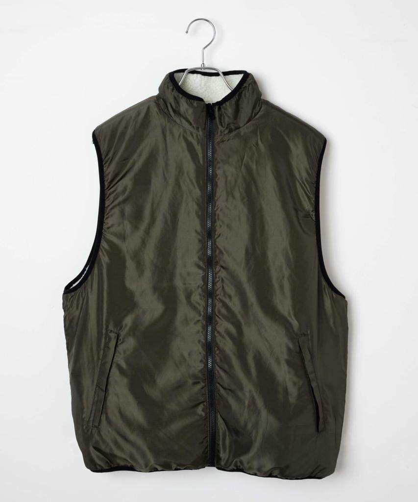 WEGO Gilet Reversibile in Boa Taglia Bianco, M,
