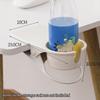 Abs Cup Holder Automotive Creativity Table Side Water Cup Holder Office Desk Computer Desk Fixed Cup Holder