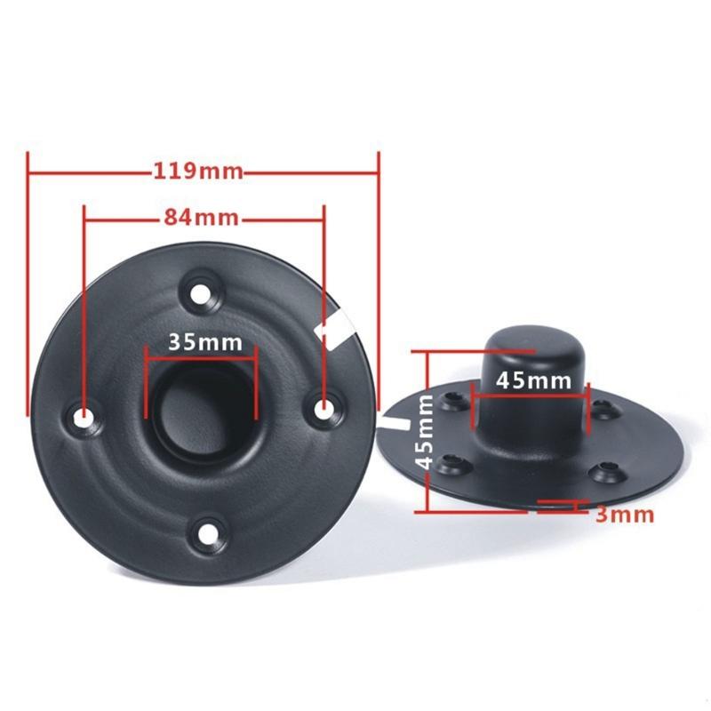 Heavy Duty Metal Speaker Stand Base Iron Lower Sound Seats for Professional Stage Use Easy Installation