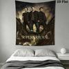 Supernatural Wall Tapestry Aesthetic Wall Hanging Printed Fabric Blanket Decorative Tapestries for Bedroom Living Room Home Decor