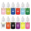 12Colors Epoxy Resin Pigment Liquid Epoxy Dye Transparent Resin Tint Colorant