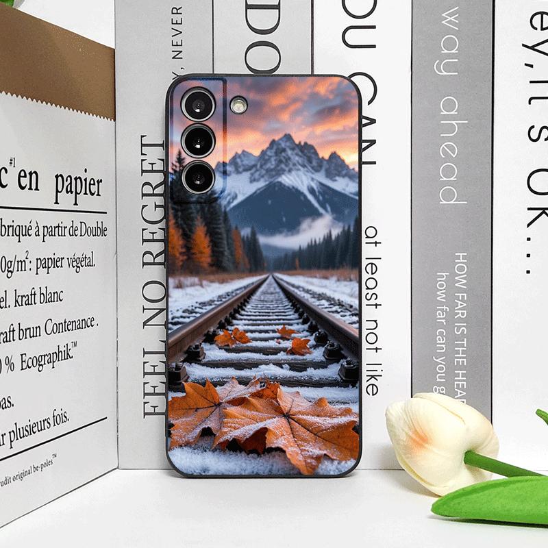 Vintage Forest Landscape Snow Mountain Scenery Phone Case for Huawei Nova 13 12 11 Pro 10 SE Mate 40 60 Pro+ P60 P50 P40 Covers