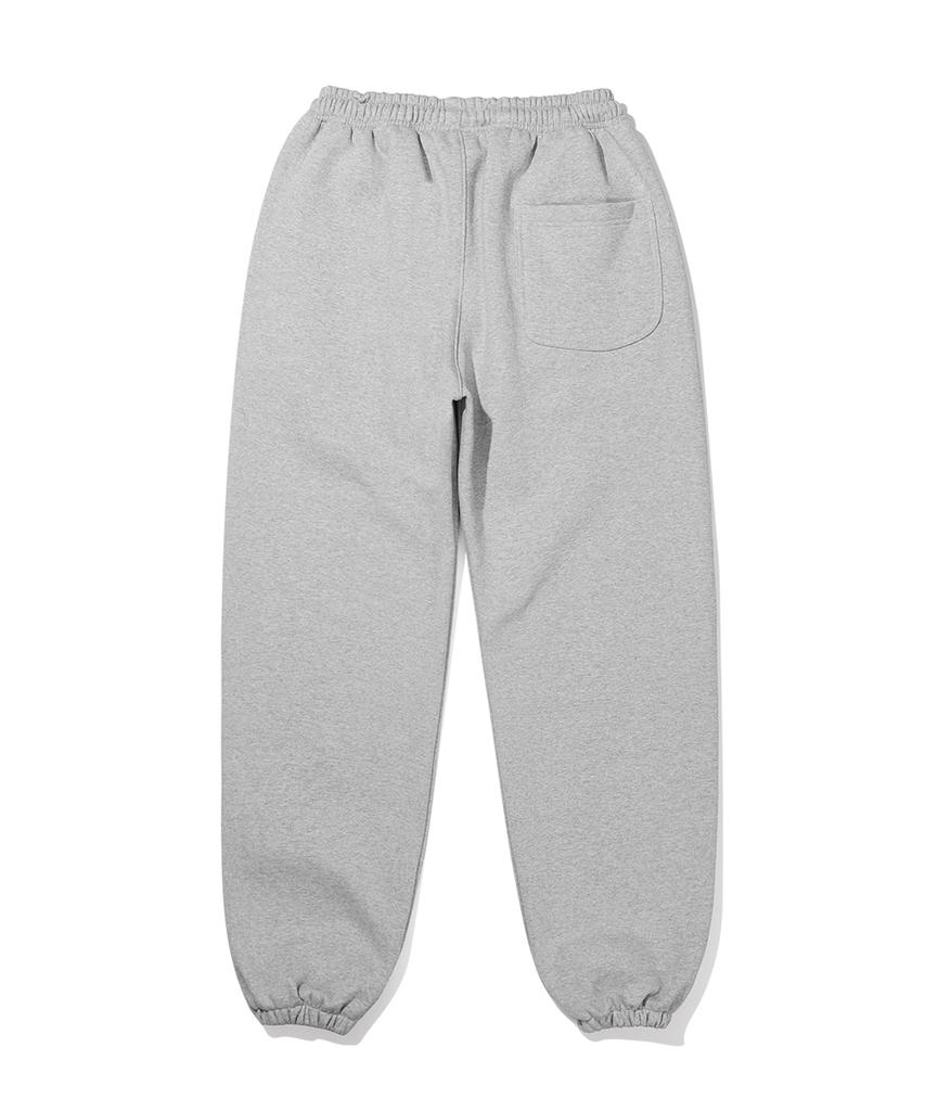 GAINSBORO Soft Cotton Fleece Jogger Pants_Melange Grey