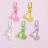 1Pcs Personality Sporty Style Key Ring Simulation Badminton Racket Keychain For Women Men Bag Pendant Souvenir Jewelry Gift