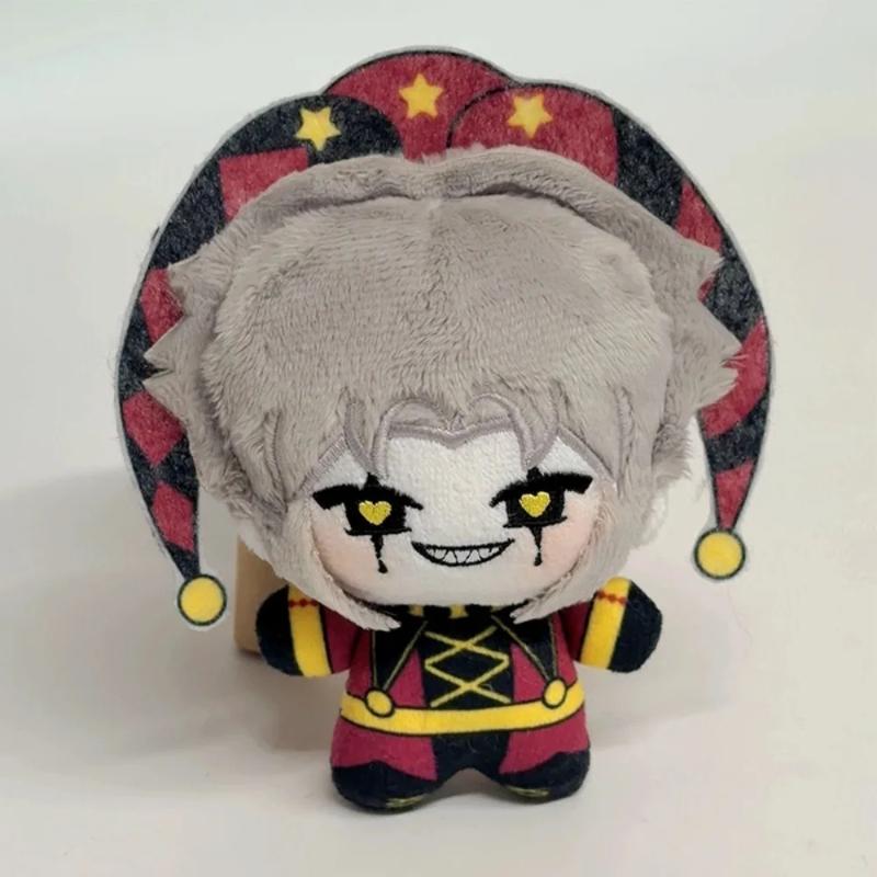 The Freak Circus 10cm New Plush Pierrothe Harlequin Freaks Pierrot Plush Dolls Toys Anime Game Peripherals Plushie Pendant Gifts