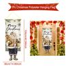 Christmas Hanging Flag Banner Merry Christmas Decor For Home 2025 Xmas Ornament Decor Navidad Kerst Natal Noel NewYear Gift 2025