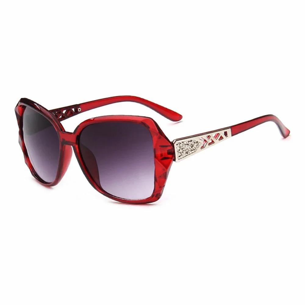 Fashion Big Purple Sunglasses Women Luxury Square Sun Glasses Female Mirror Shades Ladies UV Protection