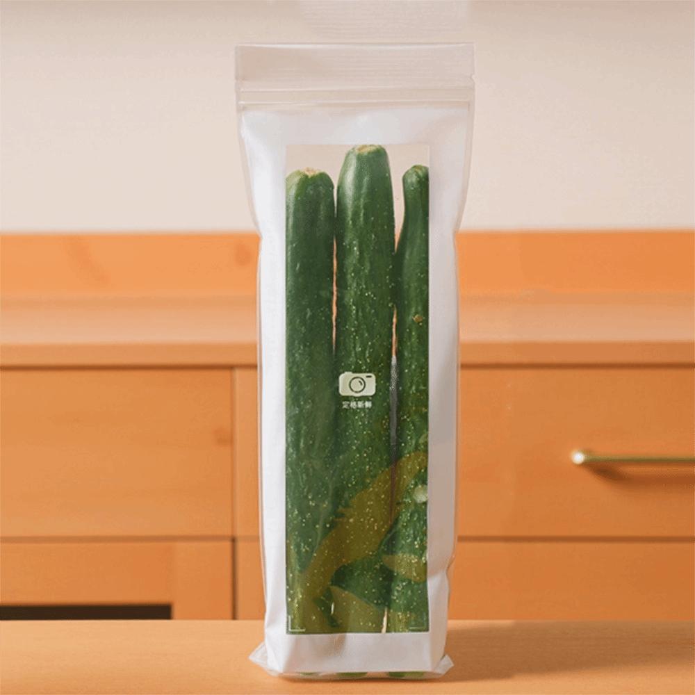 Transparent Fresh-keeping Bag Thickened Leak-Proof Food Preservation Bag Sealed Humidity Resistant Vegetables Storage Bag