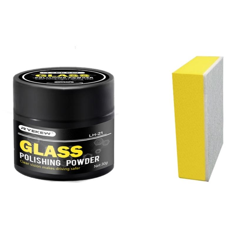 Versatile Glass Polish Powder Glass Care Powder Glass Surfaces Scratch Remover for Scratch Repair & Maintenance on Window