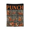 Team Punch Monkey and Oran-Mama Wool Blankets  Funny Throw Blanket for  Sofa Bedding Lounge 200x150cm Quilt,