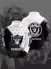 2024 New European and American Football Football 3D Printed Sweater, Loose 3D Printed Hoodie