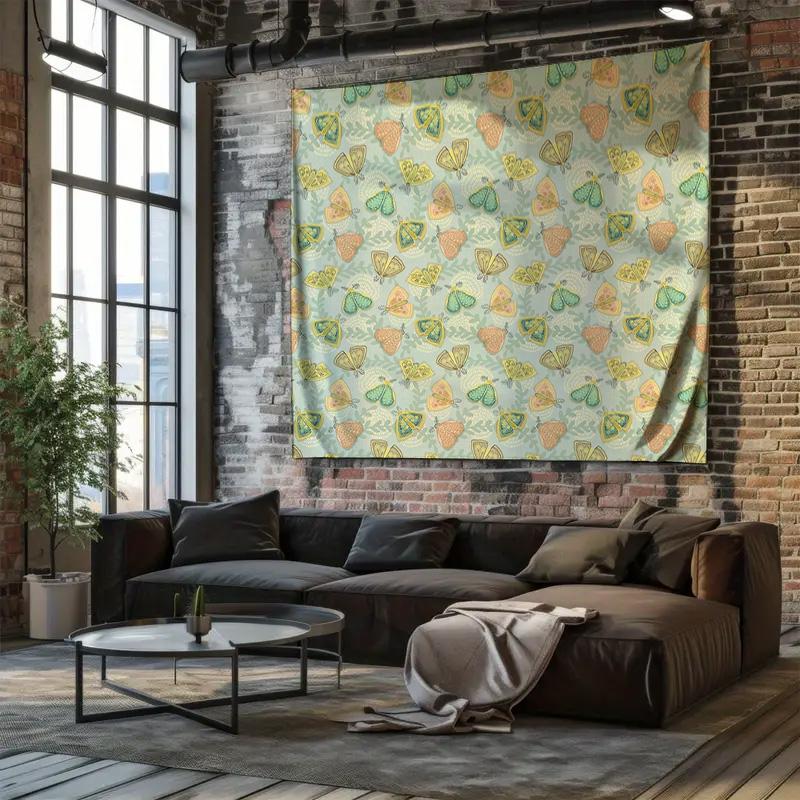 Boho Tapestry Wall Hanging Nature Floral Vines Aesthetic Room Decor Bedroom Living Room Wall Art Home Decoration Gift Large Size
