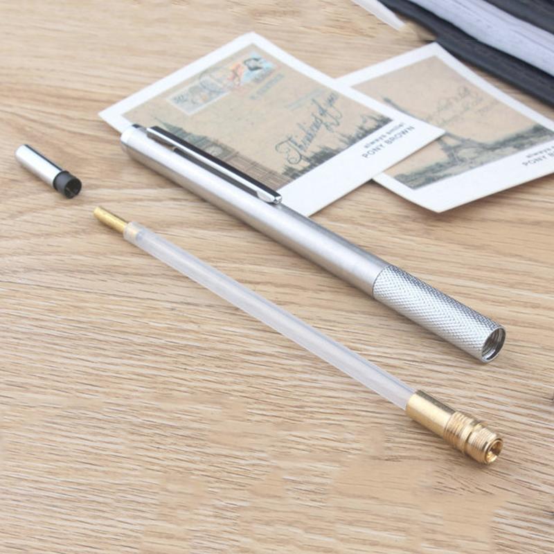 1PC 0.5 0.7 Mm Mechanical Pencil Set Full Metal Art Drawing Painting Automatic Pencil with Leads Office School Supply
