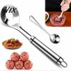 Kitchen Accessories for Home Stainless Steel Meatball Maker Spoon, Non-Stick Meat Baller Tool, Ergonomic Handle Multipurpose Utensil Uniform