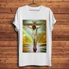 SKAM Iska Even Same Paragraph Jesus Crucifixion Tshirt Unisex Summer White Short Sleeve Casual Homme T Shirt Unisex Streetwear Tee