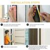 5/10M Self Adhesive Window Door Seal Strip Foam Draught Excluder Soundproof Anti Collision