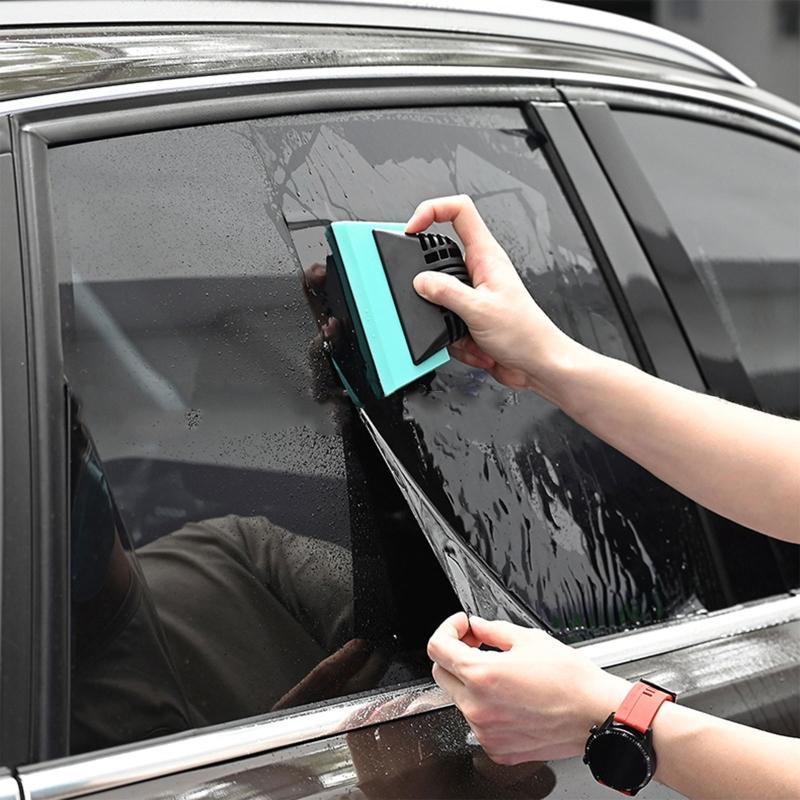 Scraper Soft Silica Rubber Squeegee Tint Tool Glass Water Wiper Car Styling Sticker Accessory Window Film Card Squeegee
