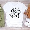 (Asian Size) Women Sweet Letter Trend Cute Casual Short Sleeve T Shirt Fashion Tee Top Clothing Print Ladies Female Graphic T-shirts