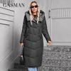GASMAN 2024 Damen Winterjacke Mode Lange Große Taschen Mantel Damen Marke Hochwertige Parka Winddichte warme Daunenjacken 83510