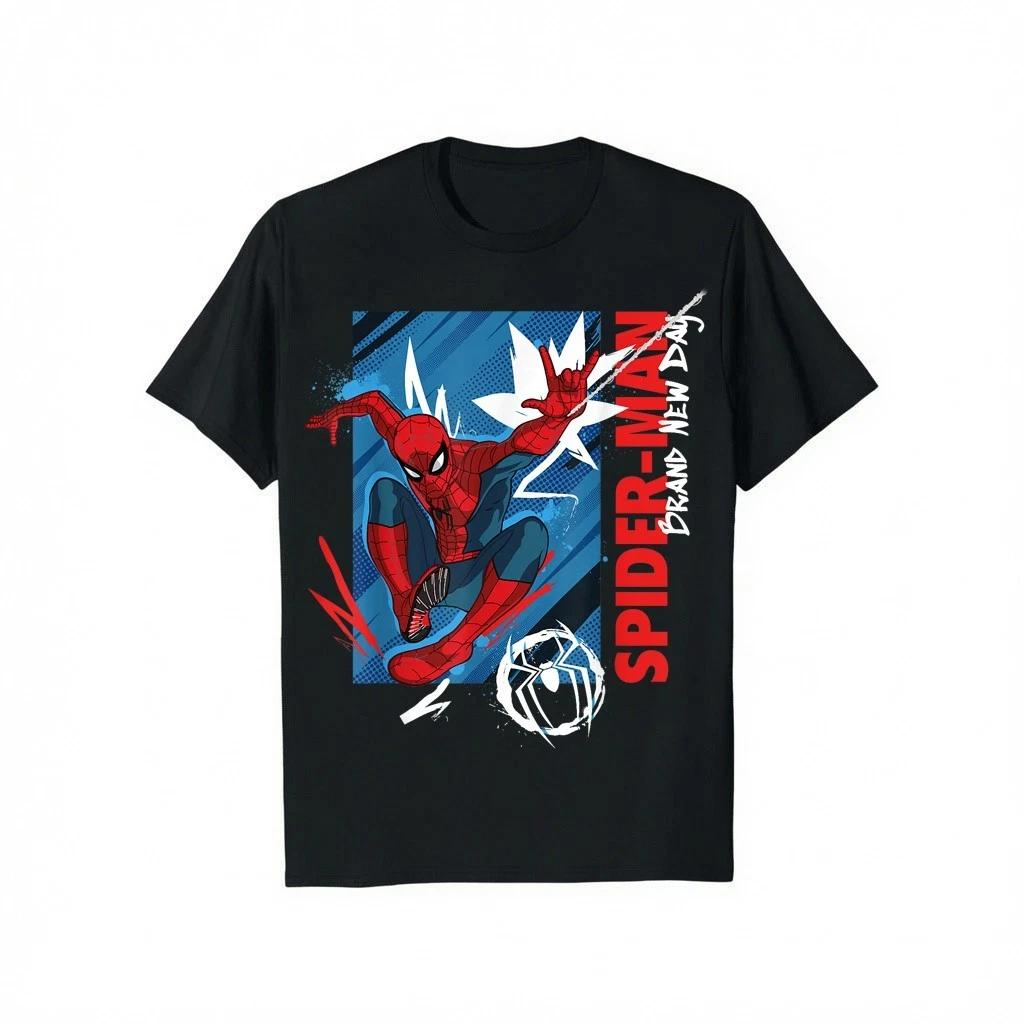 Marvel Spider-Man_ Day Comic Panel of Spider-Man T-Shirt