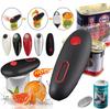 Portable Electric Can Opener Electric Can Opener Automatic Jar Bottle Machine Kitchen Opening Opener Tool One Touch Can Opener