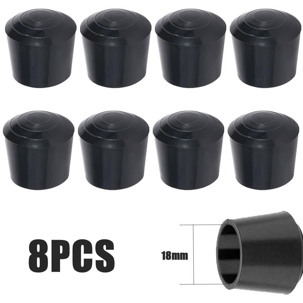 8pcs Round Rubber Feet Protector Anti-slip Table Legs Socks Furniture Accessories