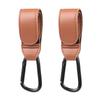 1/2/3/6Pcs Baby Stroller Hook Portable Faux Leather Fastener Tape Diaper Grocery