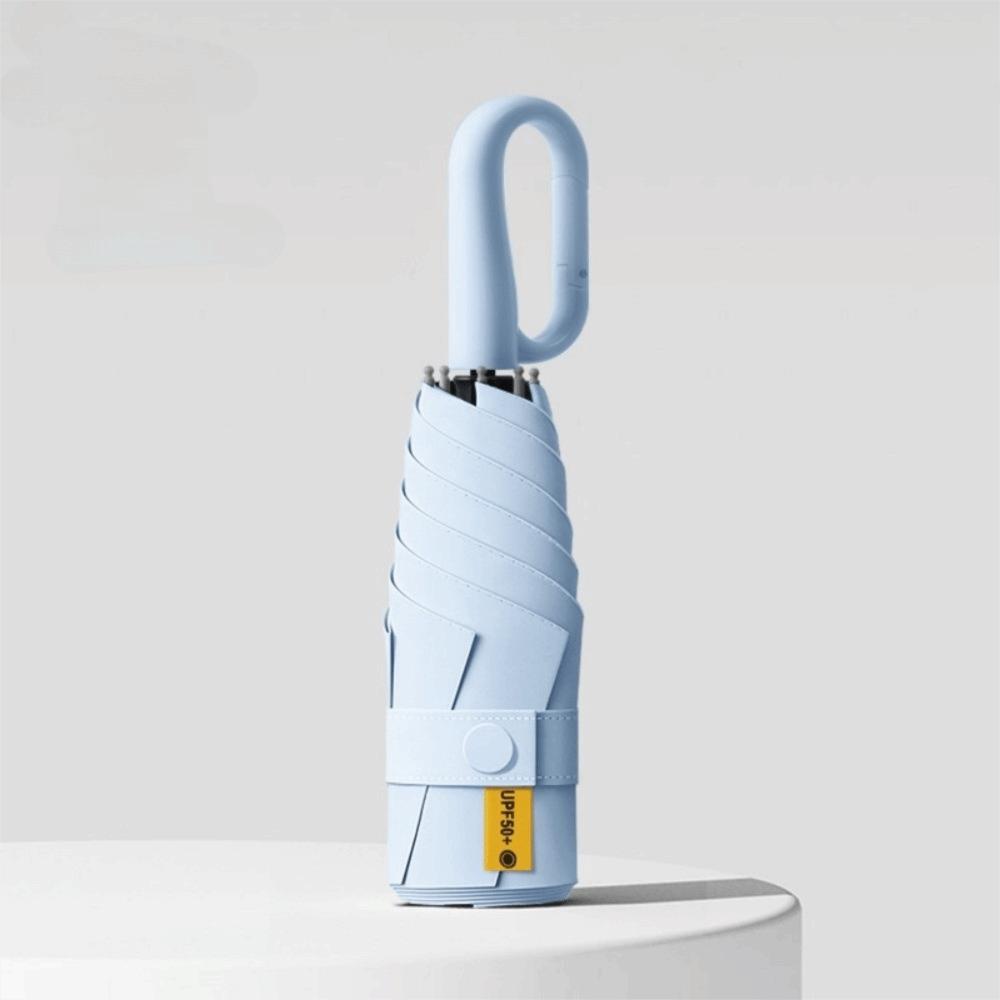 Portable Buckle Mini Umbrella Folding UV Protection Umbrella New Sunshade Umbrella  Outdoor Travel