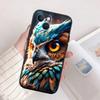 RP13 Cartoon Art Owl Phone Case for Samsung Galaxy S20 S21 S22 Ultra FE + Plus A21S A22 A24 A25 A26 A30 A30S A31