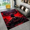 Covor Retro Slayer Heavy Metal Rcck Band Semn pentru Dormitor Sufragerie Canapea Preș de Ușă Decor Acasă, Covor Anti-alunecare pentru Zona de Joacă Copii