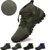 Sapatos Unisex Respiráveis Antiderrapantes de Cano Médio para Caminhada ao Ar Livre e Pesca em Riacho