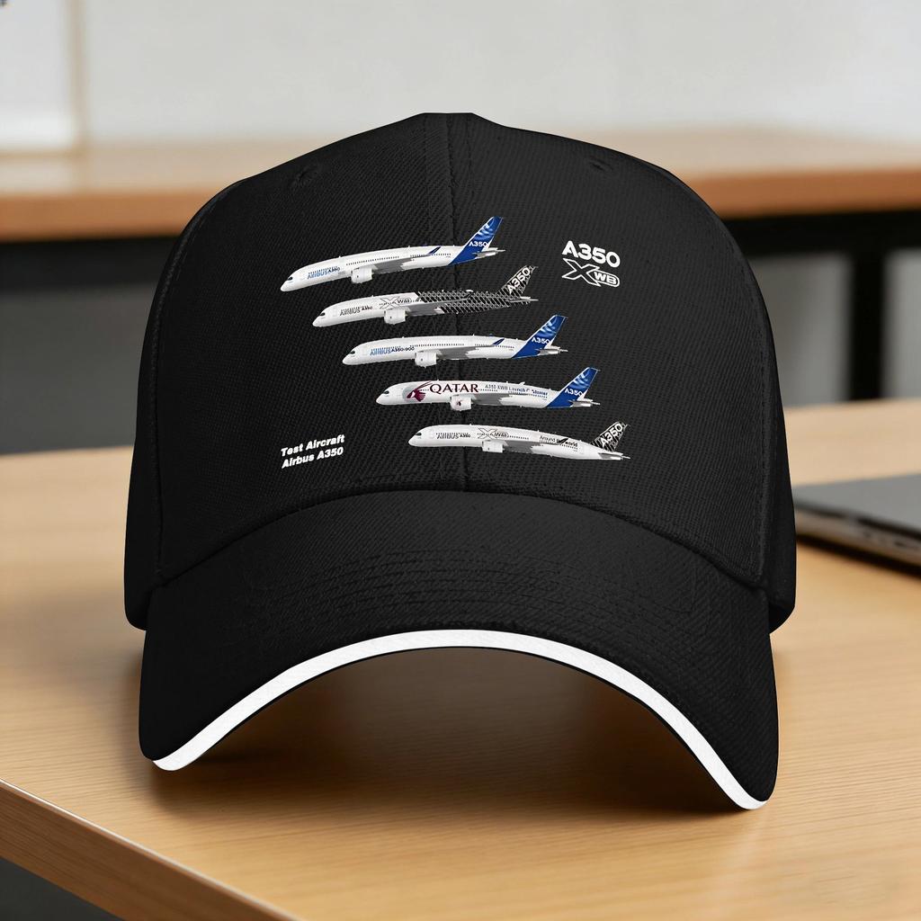 Airbus A350 Test Aircraft Fleet Baseball Cap Fashion Trucker Hat Summer Men Women Running Hippie Baseball Caps