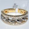 14K Gold FL 2 Karat Diamantring für Damen Feiner Schmuckring mit Edelstein 14K Gold Diamant Zierlicher Kreis Schmuckring Schatulle
