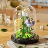 Potted Building Block Simulation Succulent Bouquet Creative Puzzle Building Block Eternal Flower Home Decoration Rose