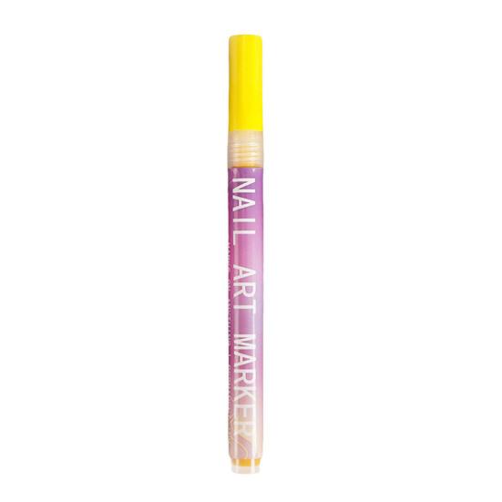 Set di 12 Penne per Nail Art a Colori Professionali Fai da Te Pennarelli per Disegno Unghie per Unghie Gel Kit di Pennarelli a Pittura ad Asciugatura Rapida con Punte di Precisione da 0,5 mm