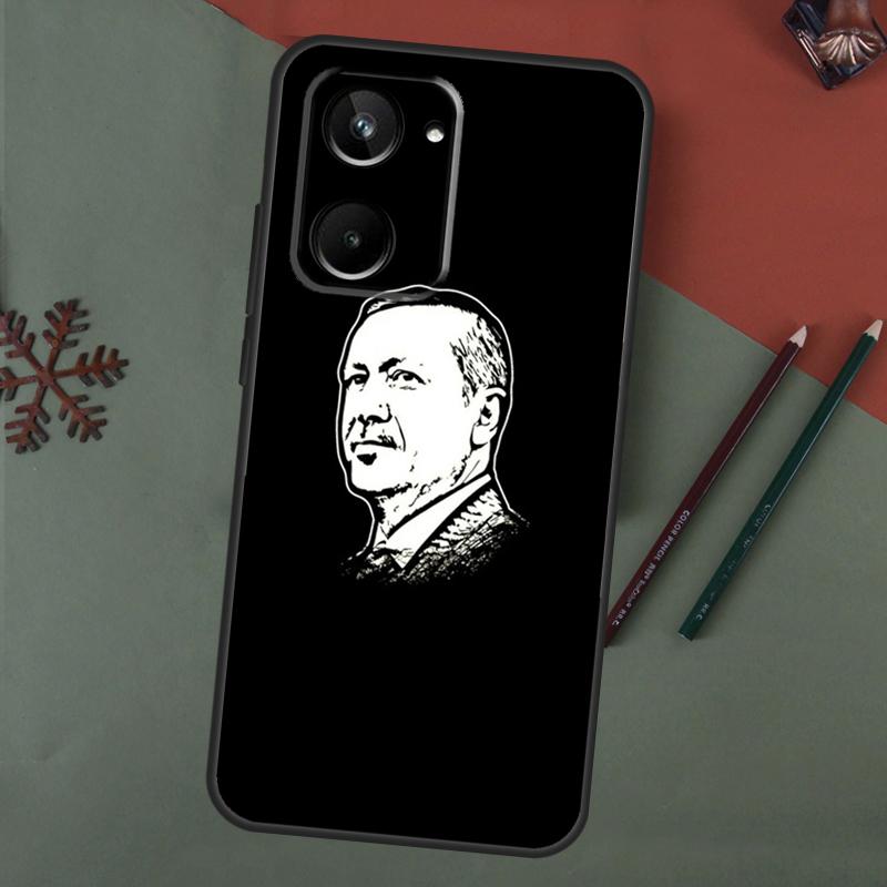 Turkey Recep Tayyip Erdogan Case For Realme C75 C65 C67 C71 C63 C61 C55 C51 C53 C35 11 12 13 14 15 Pro Plus GT6 GT7 Pro