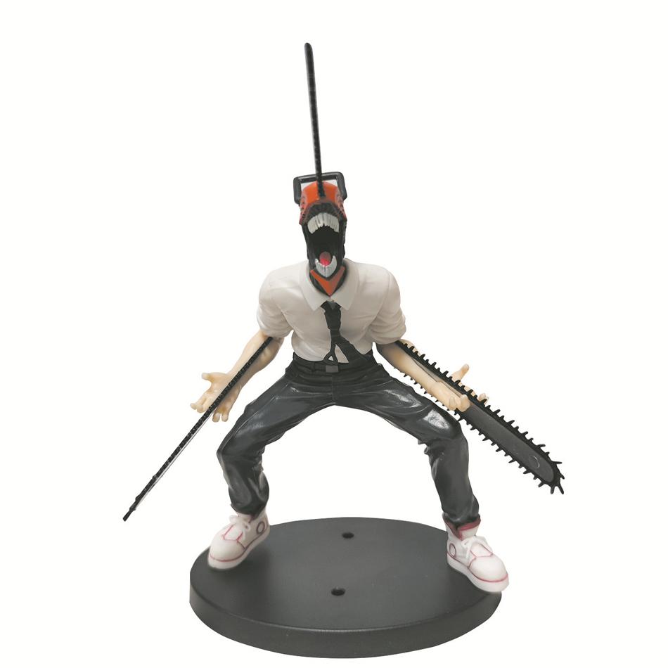 19cm Chainsaw Man Denji Anime Figure Denji/Power Action Model 1560 Chainsaw Man Denji Figurine Adult Collectible Figure Doll Toy Premium Quality