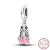 Copper Metal Pink Lady Perfume Perfect Gift Home Charm Bead Components Bead Components Pendents Compatible With Authentic Original Bracelets Girl