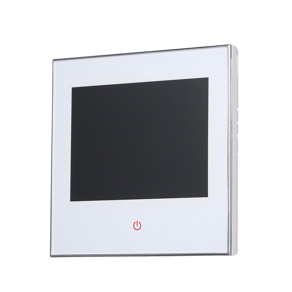 LCD Display Smart Thermostat Room Heater Temperature Controller, Electric Heating Interface, Black
