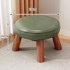 Soft Solid Wood Small Foot Stool Non-Skid Multifunctional Small Footrest  Household