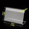 10pcs Mini Clear Acrylic Sign Display Holders Durable & Versatile for Labels Name Cards & Price Tags Perfect for Retail Events & Home Organization