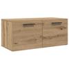 Wall Mounted Cabinet Artisan Oak 80 X 36.5 X 35 Cm Particleboard