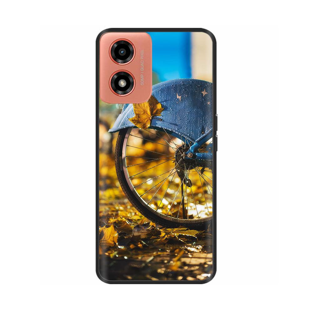 Case For Moto G04s Shockproof Black Soft Silicone Back Cover Phone Case On For Motorola Moto G04S G04 MotoG04 MotoG04s Bumper