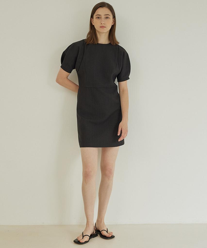Nonlocal Tweed Line Dress 2 Colors