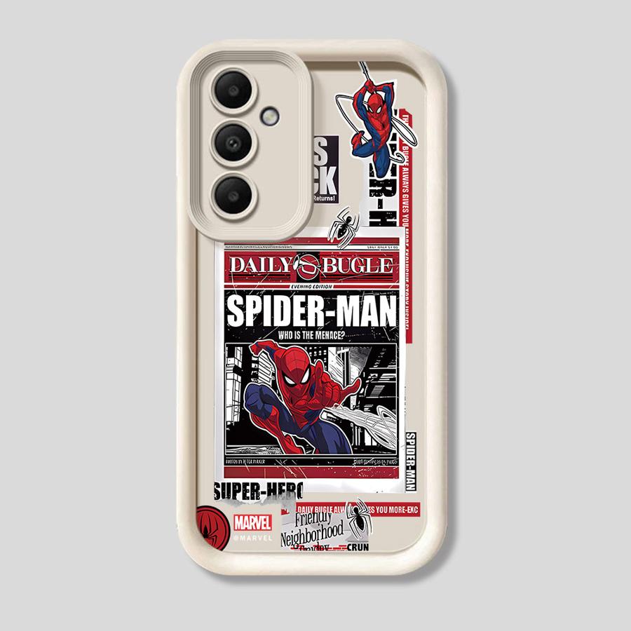 Case for Samsung Galaxy A26 A22 A14 A24 A13 A33 A56 A16 A23 A12 A34 A36 A32 Soft Shell Marvel Spider Man