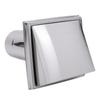Hooded Wall Vent 6in with Screen Damper Exhaust Vent Cover Cap Outdoor Kitchen Range Hood Dryer Ventilation Kit House