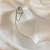 Cuff Earrings Chain No Piercing Clip Design Simple Stylish Non-allergenic Comfortable To Wear Faux Pearl Ear Bone Clip
