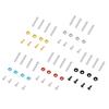 4Pcs/set Mount Screw For PC Case Video Card Cooling Fan Radiator Water Cooling Fan Water Cooling Computer Accessories