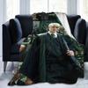 Dracor Malfoye Blankets Death Eeaters Flannel Awesome Breathable Throw Blankets for Chair Covering Sofa Winter